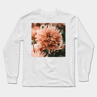 Dahlia Blossoms #nature #painting Long Sleeve T-Shirt